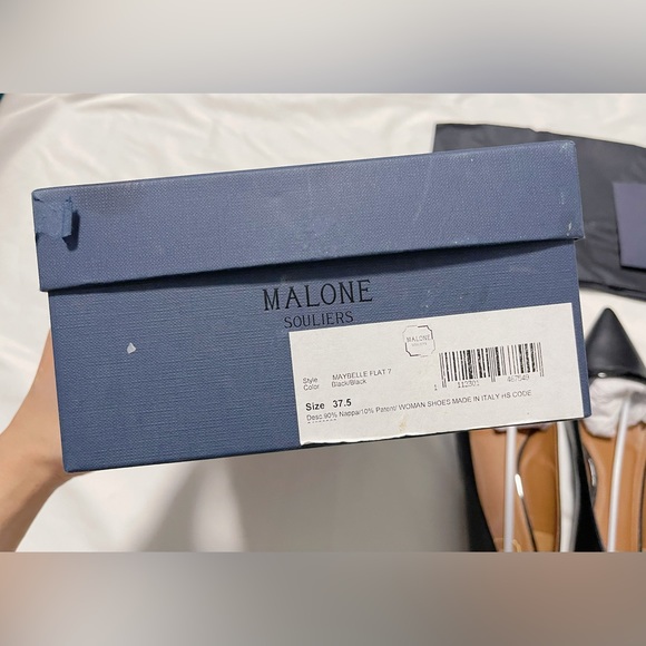 Malone Souliers Maybelle Leather Flats - Picture 11 of 11